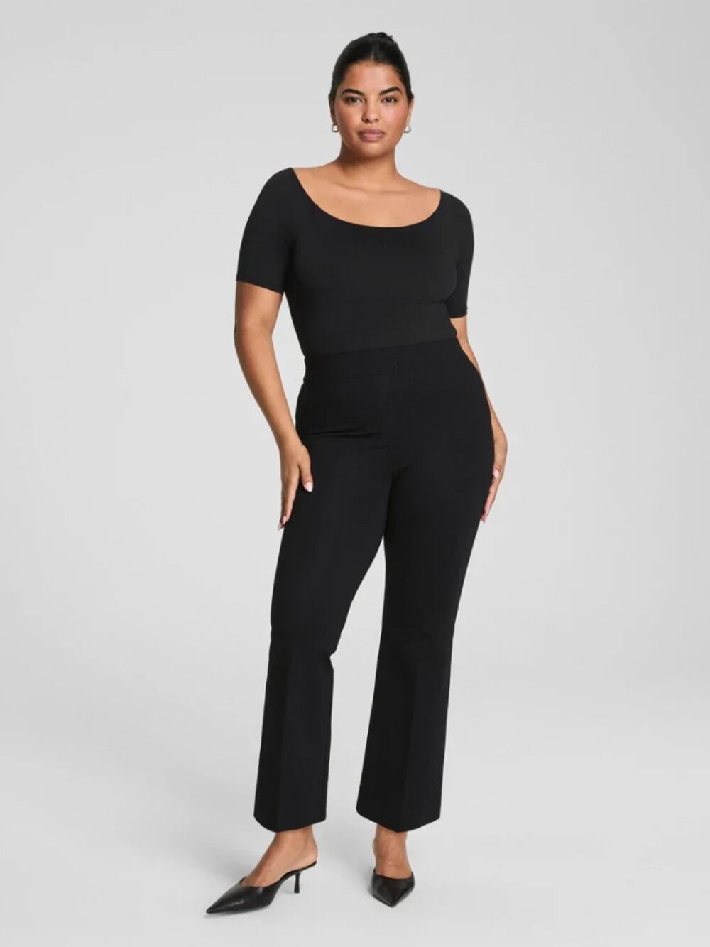 SPANX The Perfect Pant, Kick Flare - Classic Black / 1X TALL